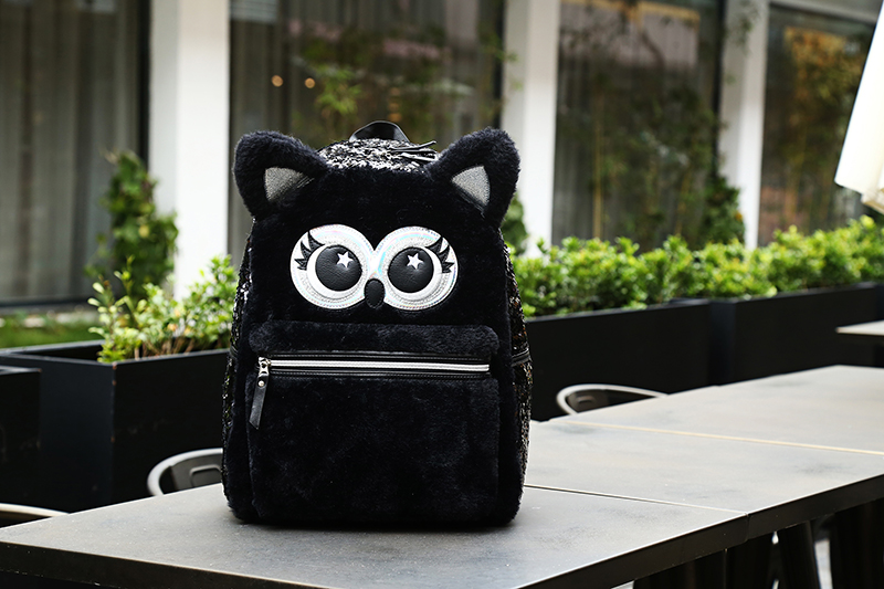 Cute plush backpack