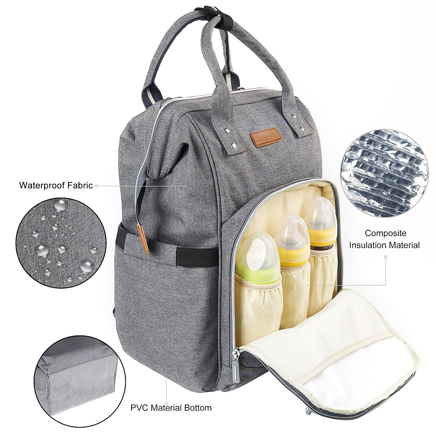 waterproof diaper bag