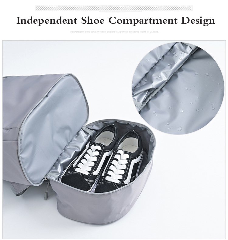 Backpack Bag with Shoe Compartment 